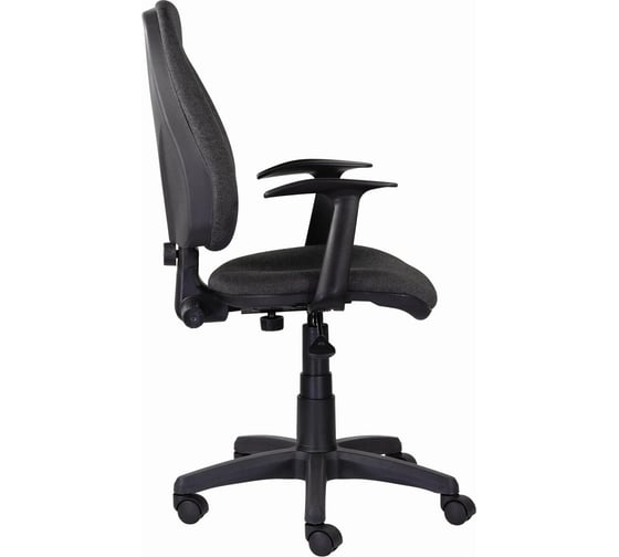 Кресло BRABIX "Comfort MG-321", регулируемая эргономичная спинка, ткань, серое, 532557