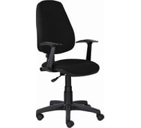 Кресло BRABIX "Comfort MG-321", регулируемая эргономичная спинка, ткань, черное, 532556