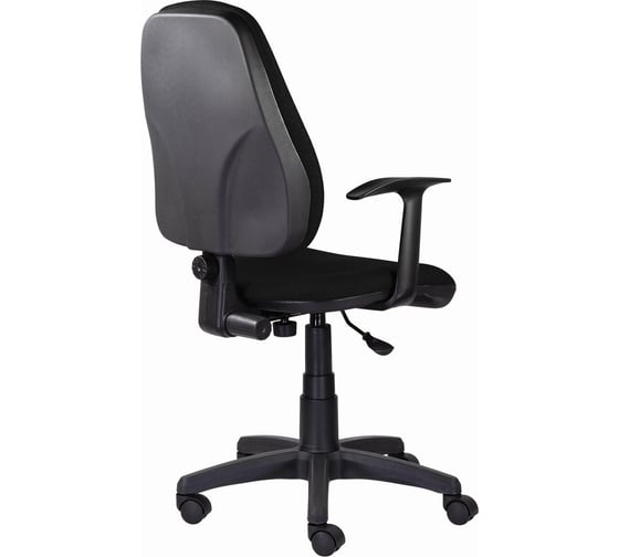 Кресло BRABIX "Comfort MG-321", регулируемая эргономичная спинка, ткань, черное, 532556