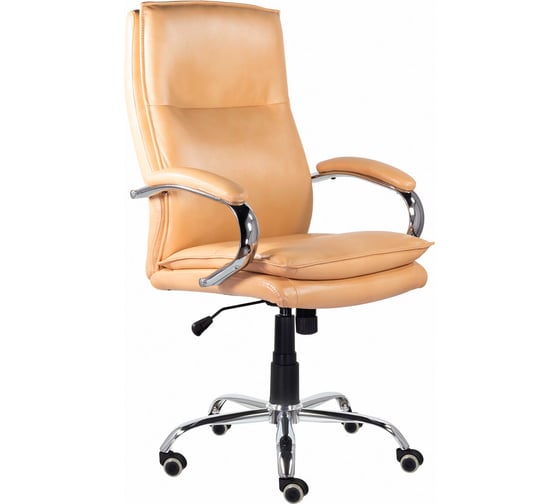 Офисное кресло BRABIX PREMIUM "Cuba EX-542", экокожа, бежевое, 532551