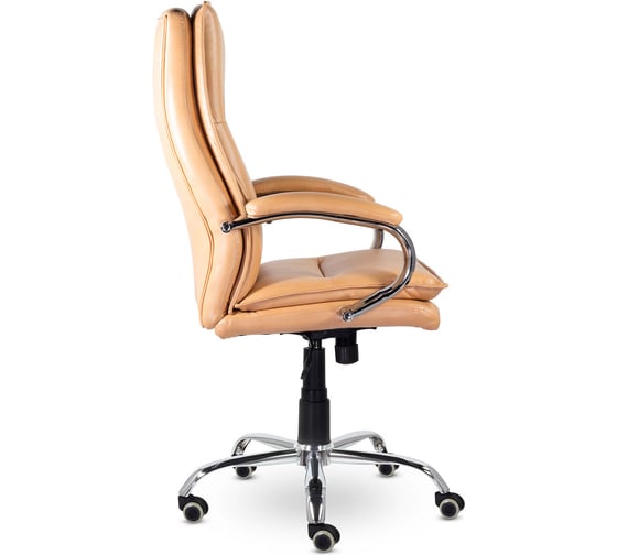 Офисное кресло BRABIX PREMIUM "Cuba EX-542", экокожа, бежевое, 532551