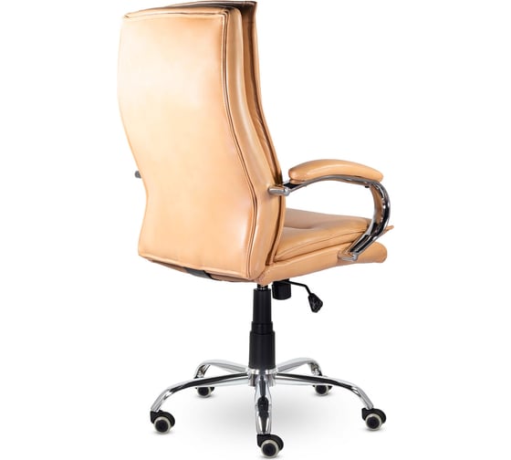 Офисное кресло BRABIX PREMIUM "Cuba EX-542", экокожа, бежевое, 532551