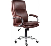 Офисное кресло BRABIX PREMIUM "Cuba EX-542", экокожа, коричневое, 532550