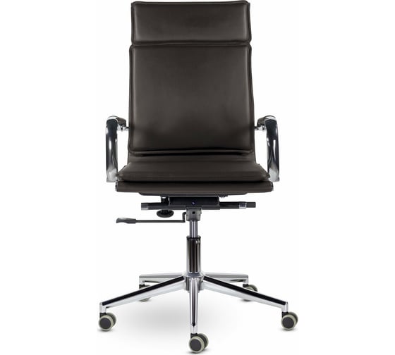 Офисное кресло BRABIX PREMIUM "Kayman EX-532", экокожа, хром, темно-коричневое, 532545