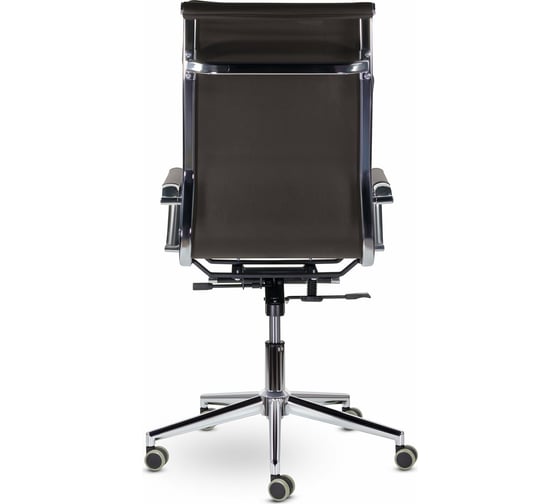 Офисное кресло BRABIX PREMIUM "Kayman EX-532", экокожа, хром, темно-коричневое, 532545
