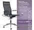 Офисное кресло BRABIX PREMIUM "Net EX-533", хром, сетка, черное, 532546 4