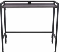 Стол BRABIX Smart CD-010, 1000x505x795 мм, ЛОФТ, складной, металл/ЛДСП ясень, каркас черный 641877