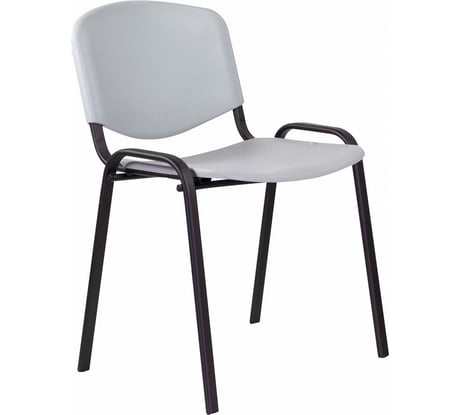Стул Staff Iso Plast черный каркас, пластик серый CF-009 532570