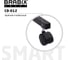 Стол BRABIX "Smart CD-012", 500x580x750 мм, ЛОФТ, на колесах, металл/ЛДСП дуб, каркас черный, 641880 6