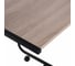 Стол BRABIX "Smart CD-012", 500x580x750 мм, ЛОФТ, на колесах, металл/ЛДСП дуб, каркас черный, 641880 11