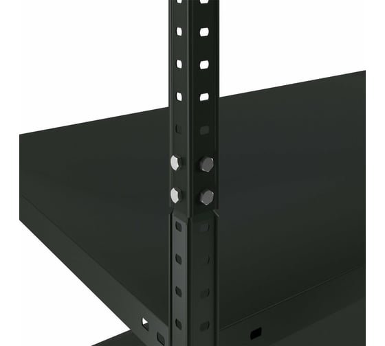 Металлический стеллаж BRABIX "ГРАФИТ MS KD-180/50-5", лофт, 1850x1000x500 мм, 5 полок 291270