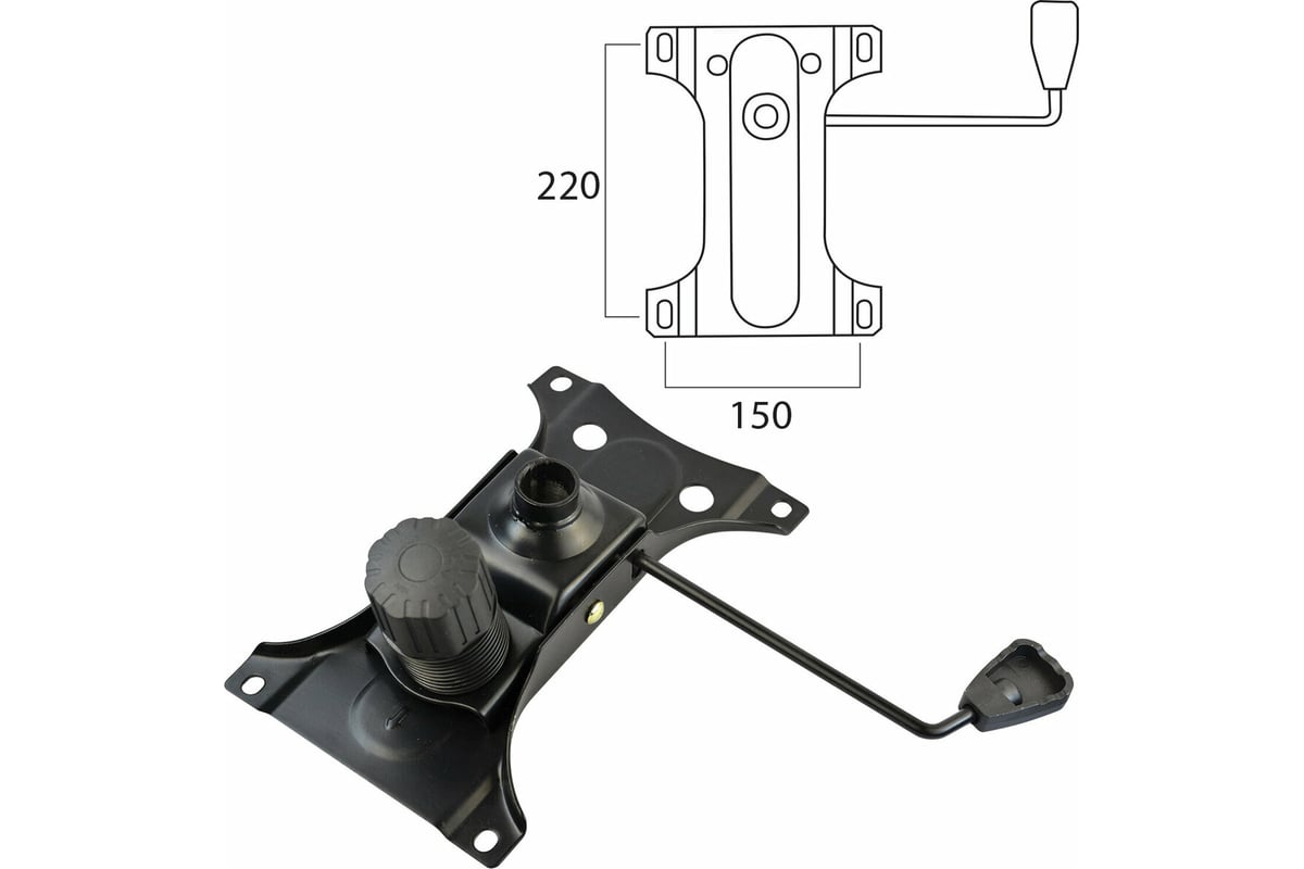 Механизм g003 для кресла 150 x 250 мм топ ган