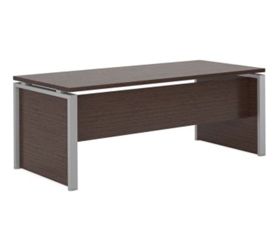 Стол MODER 180 серия мебели FLASH цвет ROVERE CAFE FLS200.E