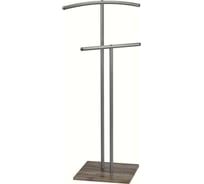 Костюмная вешалка Мебелик Дэви 4 металлик/дуб крымский состаренный 7468