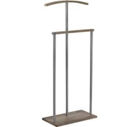 Костюмная вешалка Мебелик Дэви 1 металлик/дуб крымский состаренный 7462