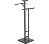 Костюмная вешалка Мебелик ГАЛАНТ 340 черная/серый графит 7533