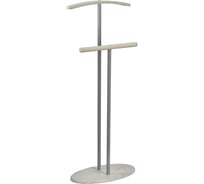 Костюмная вешалка Мебелик Дэви 2 металлик/дуб дымчатый 7463