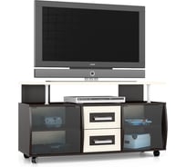 Тумба для аппаратуры Мебельный двор С-МД-Т9, дуб/венге 1621006