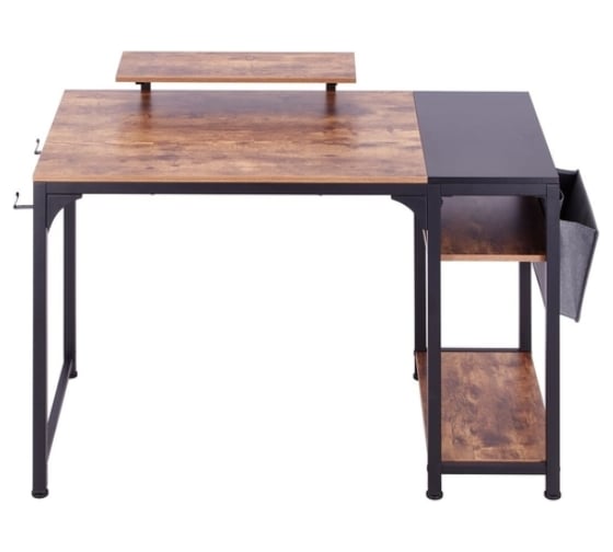 Письменный стол EUREKA (для компьютера) с шириной 140 см, Brown ZX-SS140B-RBB