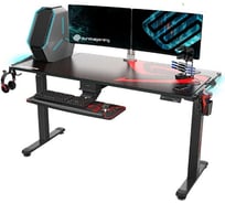 Стол для для компьютера c электрической регулировкой по высоте и RGB-подсветкой EUREKA ERK-EGD-S62B-V1