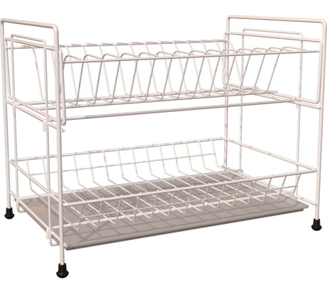 Разборная сушилка для посуды Юнитрейд-Орел белая 01.33.005.01.22.9016.01