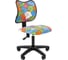 Детское кресло CHAIRMAN Kids 102 котики ткань, черное 00-07036672 1