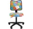 Детское кресло CHAIRMAN Kids 102 котики ткань, черное 00-07036672 2