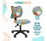 Детское кресло CHAIRMAN Kids 102 котики ткань, черное 00-07036672 4