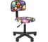 Детское кресло CHAIRMAN Kids 101 НЛО ткань, черное 00-07036630 1