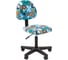 Детское кресло CHAIRMAN Kids 104 зоопарк ткань, черное 00-07038185 1