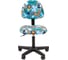 Детское кресло CHAIRMAN Kids 104 зоопарк ткань, черное 00-07038185 2