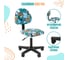 Детское кресло CHAIRMAN Kids 104 зоопарк ткань, черное 00-07038185 7