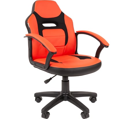 Детское кресло CHAIRMAN Kids 110 экопремиум черное/красное 00-07049364