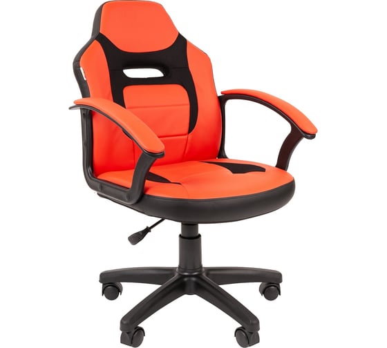 Детское кресло CHAIRMAN Kids 110 экопремиум черное/красное 00-07049364