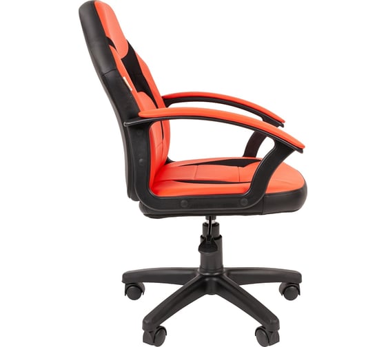 Детское кресло CHAIRMAN Kids 110 экопремиум черное/красное 00-07049364