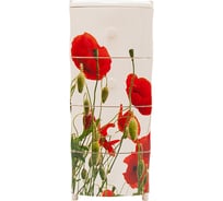 Комод Элластик-Пласт Маки 4 секции, с рисунком ЭП 423583