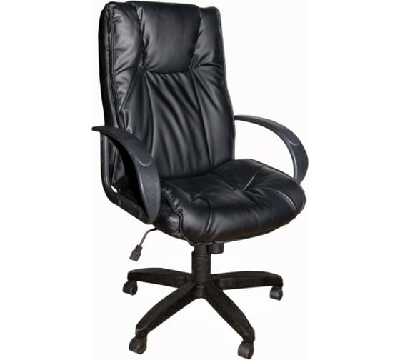 Кресло Кресловъ КР-737 пластик черный, кожзам PG Black 7КР22-737-0101К-Кр