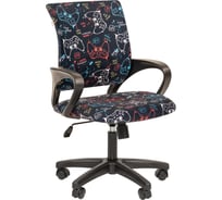 Детское кресло CHAIRMAN Kids 103 ткань GAME черное 00-07078004