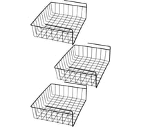 Подвесная широкая корзина Violet черная, 3 шт. N-713/3-07