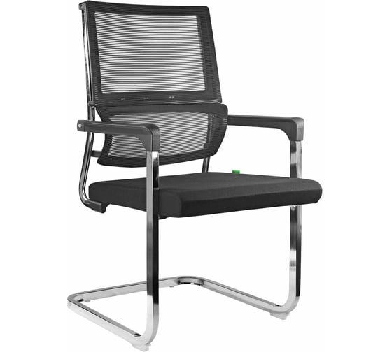 Кресло RIVA Chair RCH D201 черная сетка на полозьях УЧ-00001055