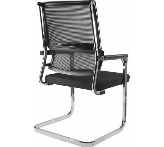 Кресло RIVA Chair RCH D201 черная сетка на полозьях УЧ-00001055
