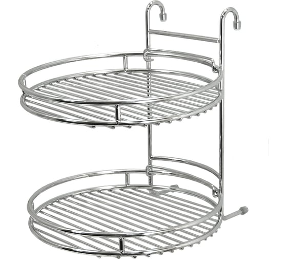 Овальная полка Pomi d'Oro на рейлинг, 2 яруса P280042 Railing 1