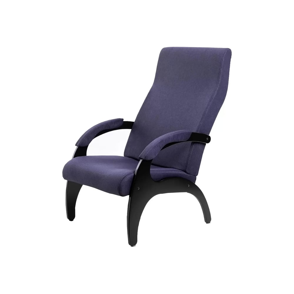 Кресло Мебелик Пиза ткань деним, каркас венге П0003684 5623 - выгодная ...