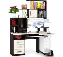 Компьютерный стол Мебельный двор С-Варяг-3, венге/дуб 2735002