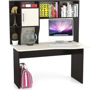 Компьютерный стол Мебельный двор С-Лидер-5, венге/дуб 1606032