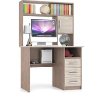 Компьютерный стол Мебельный двор С-МД-СК9, ясень шимо светлый/ясень шимо темный 7660002