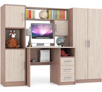Компьютерный стол Мебельный двор С-МД-СК9, Пенал С-МД-СК9П, Шкаф С-МД-СК9Ш 1364068