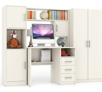 Компьютерный стол Мебельный двор С-МД-СК9,Пенал С-МД-СК9П,Шкаф С-МД-СК9Ш, дуб 1364202