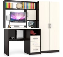 Компьютерный стол Мебельный двор С-МД-СК9, Шкаф С-МД-СК9Ш, дуб/венге 1364064