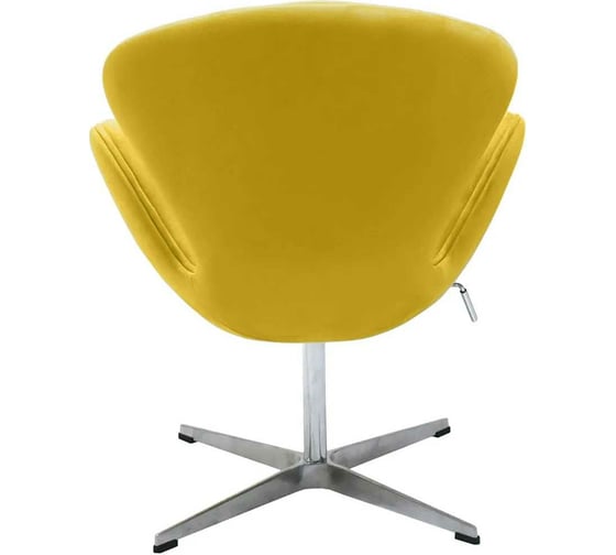 Кресло BRADEX SWAN CHAIR жёлтый, искусственная замша FR 0658